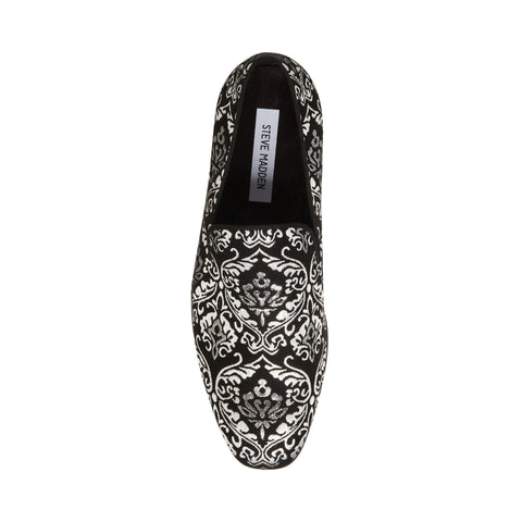 Steve Madden Men's Black & Silver Antwerp Casual Shoes | Steve Madden In Lebanon