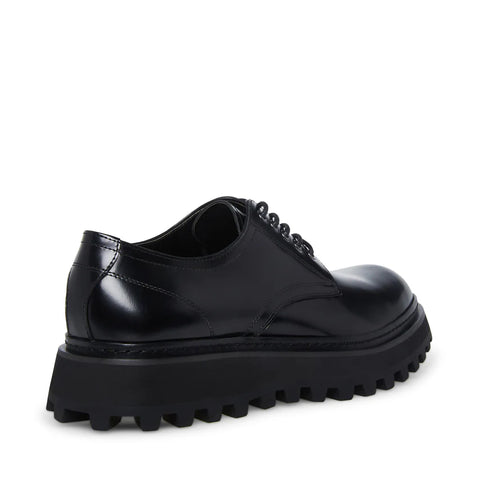 Steve Madden Men's Black Leather TORRIN Lace-Up Casual Shoe |Steve Madden In Lebanon