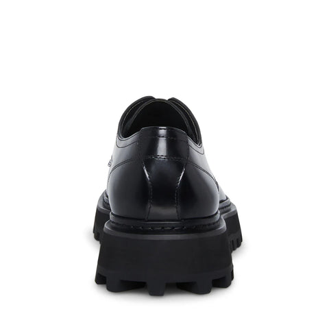 Steve Madden Men's Black Leather TORRIN Lace-Up Casual Shoe |Steve Madden In Lebanon