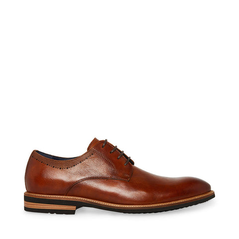 Steve Madden Arthur Lace-up Tan Leather Dress shoe | Steve Madden In Lebanon