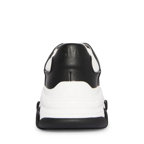 Steve Madden Men's White & Black Park Sneaker | Steve Madden In Lebanon