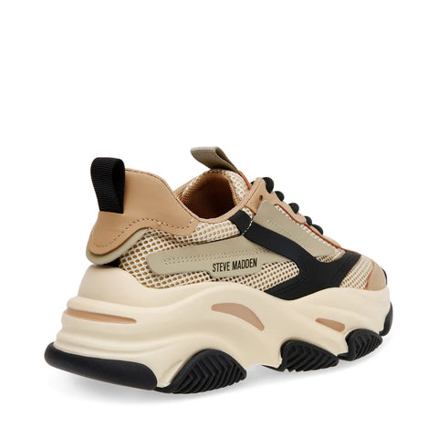 Steve Madden Women's Khaki & Black Possession-E Sneaker Sneakers |Steve Madden In Lebanon