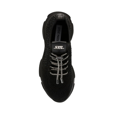 Steve Madden Women's Black Meter Sneakers | Steve Madden In Lebanon