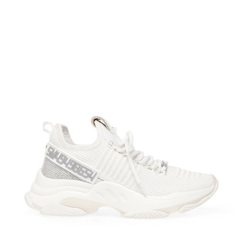 Steve Madden Women's White Maxilla-R Sneakers | Steve Madden In Lebanon