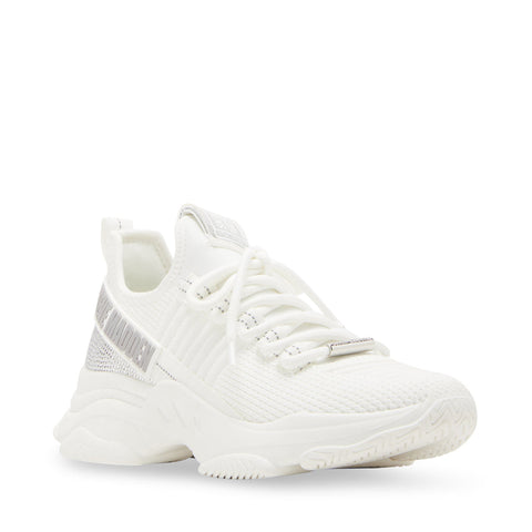 Steve Madden Women's White Maxilla-R Sneakers | Steve Madden In Lebanon