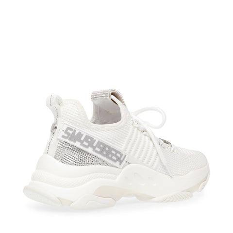 Steve Madden Women's White Maxilla-R Sneakers | Steve Madden In Lebanon