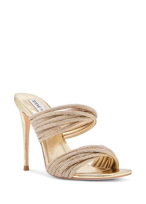 Steve Madden Women's Gold Novel Sandals | Steve Madden In Lebanon