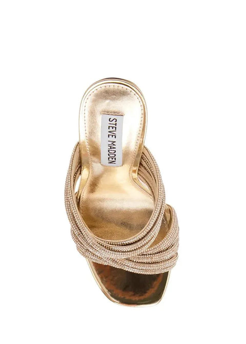 Steve Madden Women's Gold Novel Sandals | Steve Madden In Lebanon