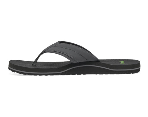 Black sandal on a white background