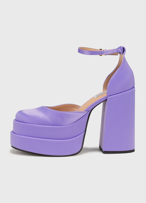 Steve Madden Women's Purple Satin Charlize Heels | Steve Madden In Lebanon