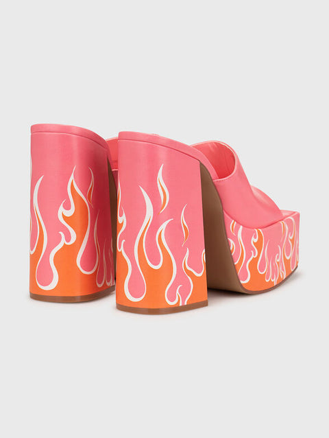 Steve Madden Women's Pink & Orange Trixie-F Heeled Sandal |Steve Madden In Lebanon