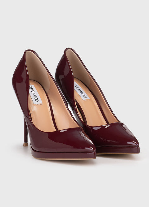 Steve Madden Women's Klassy Burgundy High Heel | Steve Madden In Lebanon
