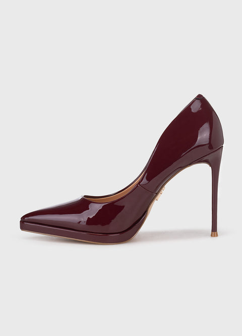 Steve Madden Women's Klassy Burgundy High Heel | Steve Madden In Lebanon