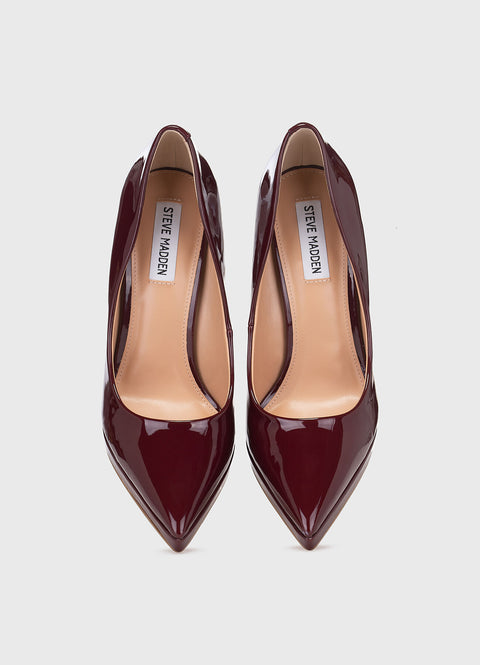 Steve Madden Women's Klassy Burgundy High Heel | Steve Madden In Lebanon
