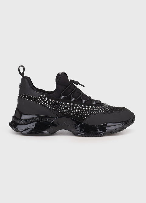 Steve Madden Women's Black Motif-R Sneakers | Steve Madden In Lebanon