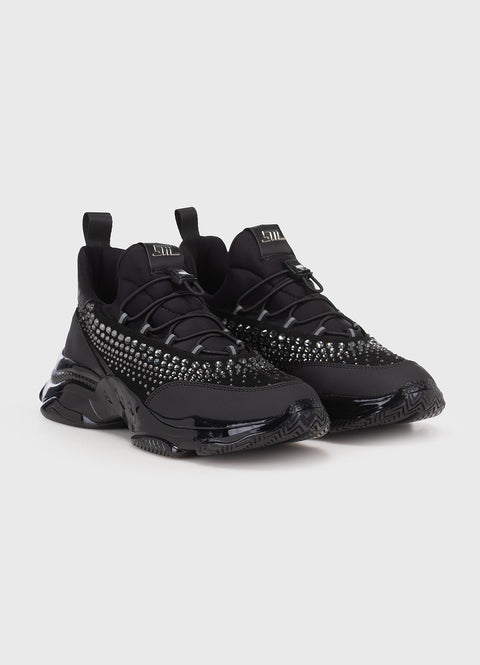 Steve Madden Women's Black Motif-R Sneakers | Steve Madden In Lebanon