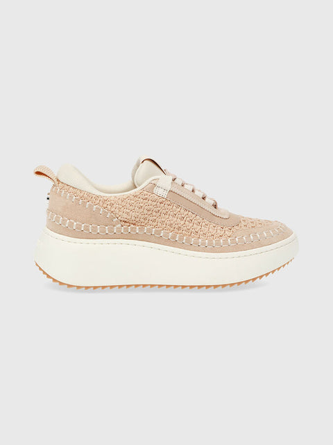 Steve Madden Women's Beige Doubletake Sneakers | Steve Madden In Lebanon