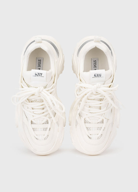 Steve Madden Women's White Kingdom-E Sneakers | Steve Madden In Lebanon