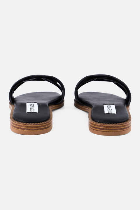 Steve Madden Women's Black Synthetic Stash Slipper |Steve Madden In Lebanon