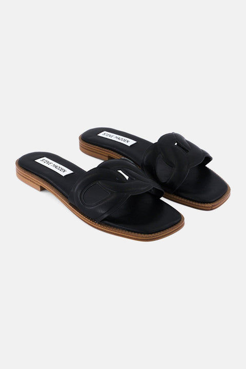 Steve Madden Women's Black Synthetic Stash Slipper |Steve Madden In Lebanon