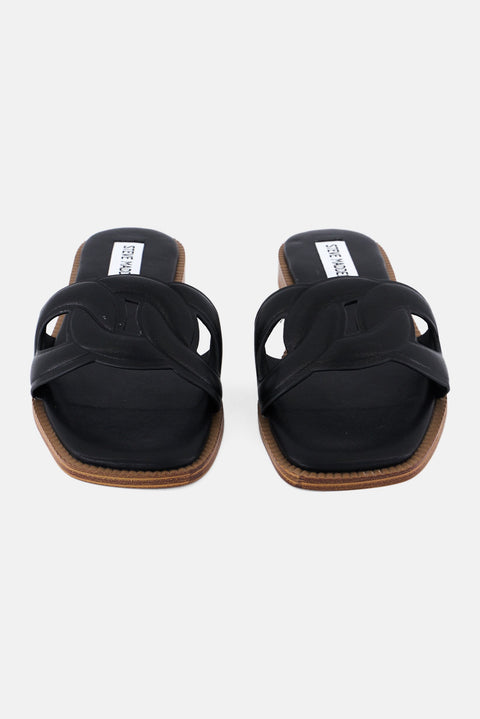 Steve Madden Women's Black Synthetic Stash Slipper |Steve Madden In Lebanon