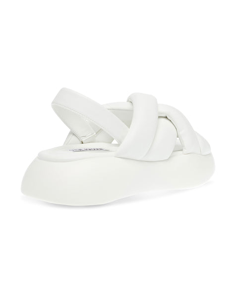 Steve Madden Women's White Synthetic Hazzie Sandal |Steve Madden In Lebanon