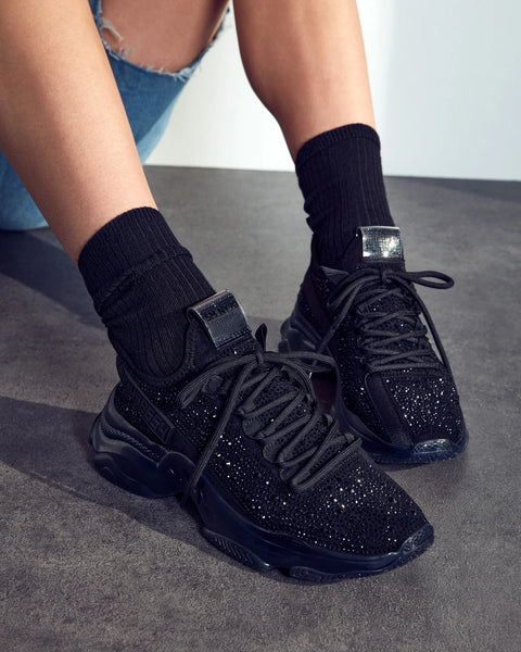 Steve Madden Women's Black Macdad Sneakers | Steve Madden In Lebanon