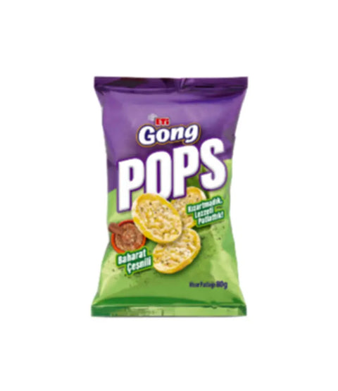 Eti Gong Pops Corn Cakes Herbs Flavor 80g | Eti In Lebanon