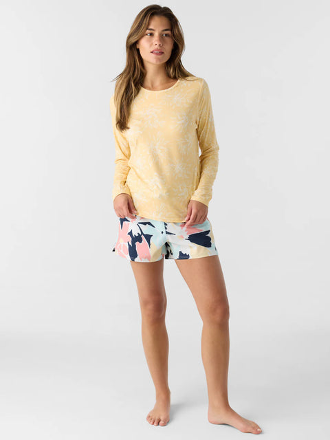 Hango Ten Women's Yellow Sweatshirt ABF5054