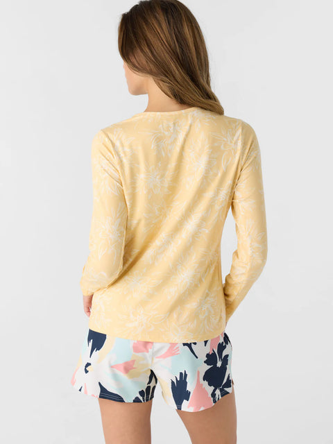 Hango Ten Women's Yellow Sweatshirt ABF5054