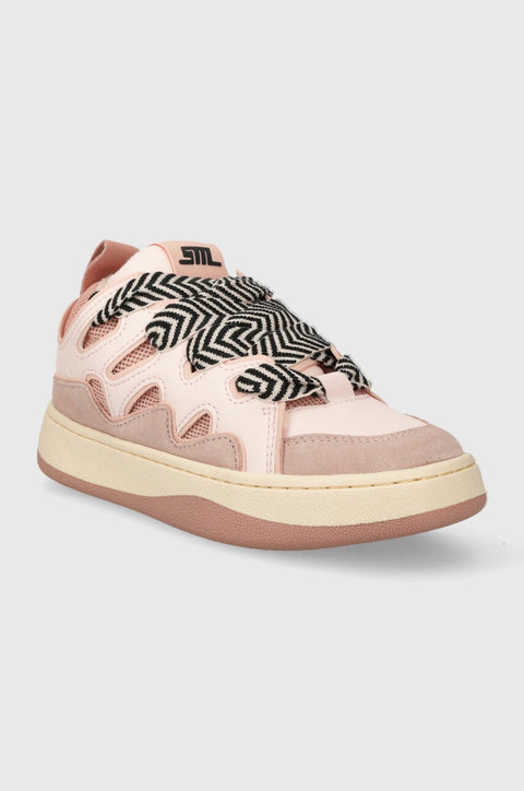 Steve Madden Women's Baby Pink Roaring Sneakers | Steve Madden In Lebanon