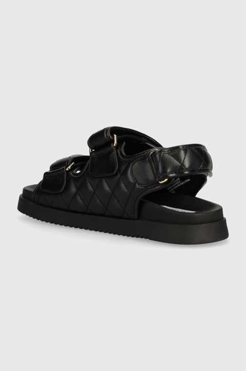 Steve Madden Women's Black Synthetic Margie Sandal |Steve Madden In Lebanon
