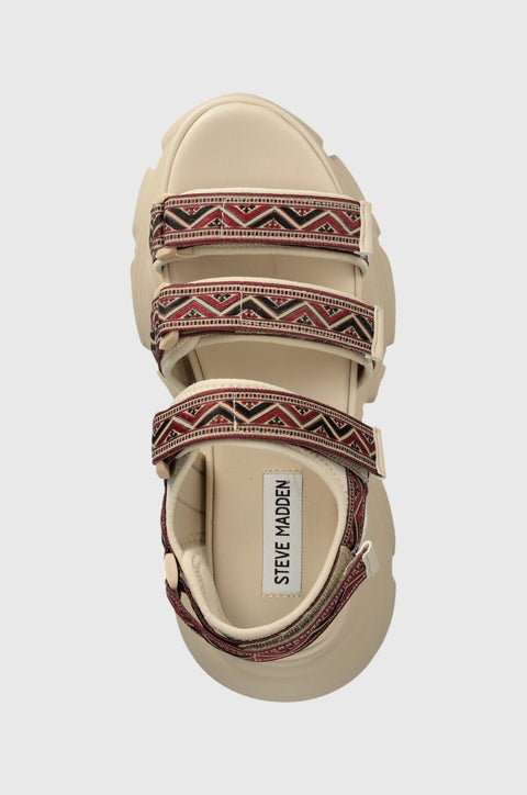 Steve Madden Women's Tan Synthetic Voltzer Sandal |Steve Madden In Lebanon