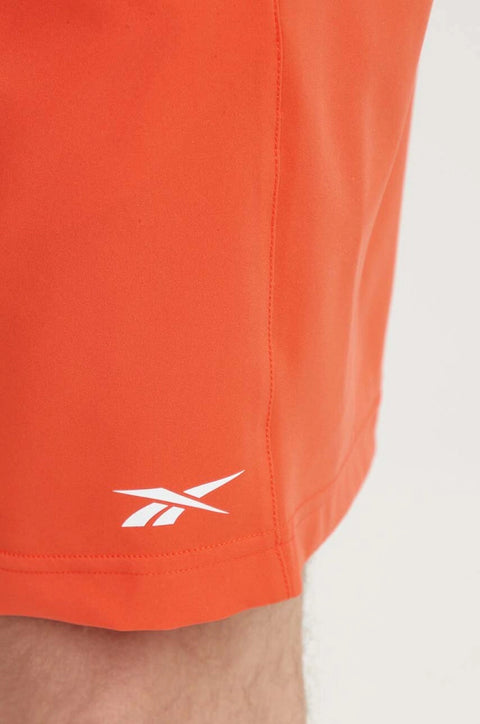 Reebok Men's Orange Workout Ready Training Shorts | Reebok In Lebanon