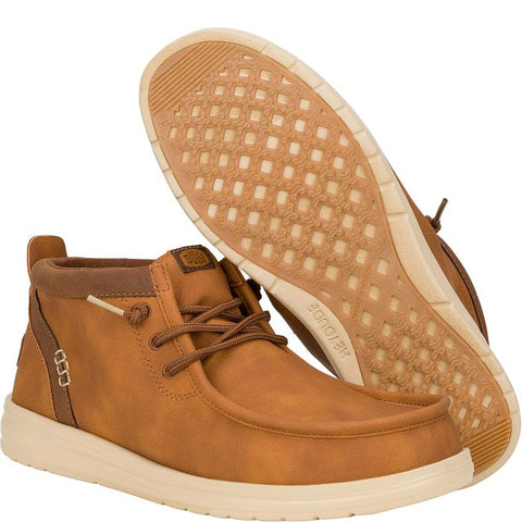 Hey Dude Men's Brown Wally Mid Gripr Casual Shoes | Hey Dude In Lebanon