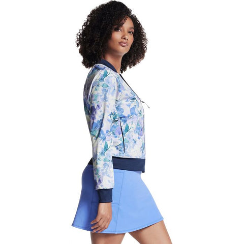 Skechers Women's Navy Gowalk Seascape Floral Reversible Jacket | Skechers In Lebanon