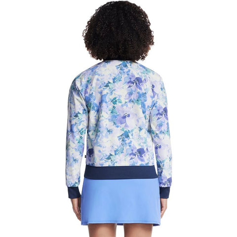 Skechers Women's Navy Gowalk Seascape Floral Reversible Jacket | Skechers In Lebanon