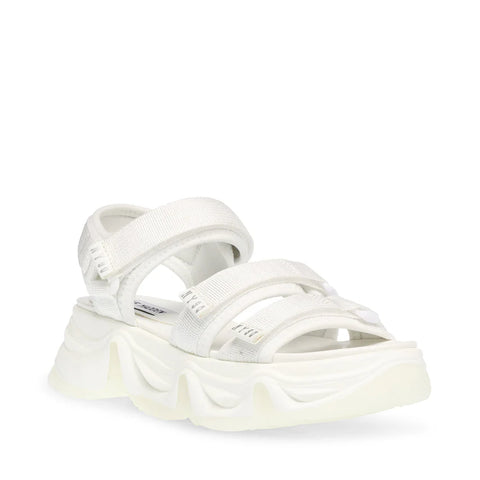 Steve Madden Women's White Chakra Sandal |Steve Madden In Lebanon
