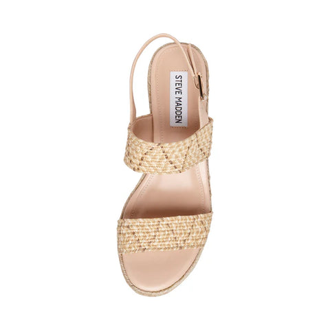 Steve Madden Women's Beige Focused Wedge Espadrilles |Steve Madden In Lebanon