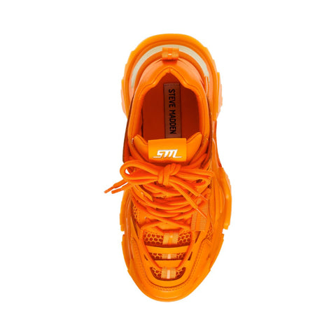 Steve Madden Women's Orange Kingdom Sneakers | Steve Madden In Lebanon