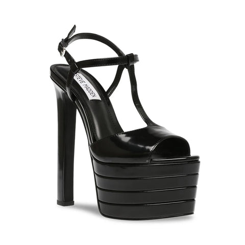 Steve Madden Women's Black Lola Heeled Sandal |Steve Madden In Lebanon