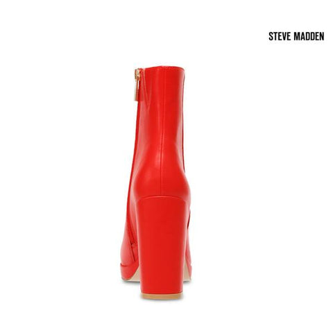 Steve Madden Women's Red Main+  Synthetic  Ankle Boots |Steve Madden in Lebanon