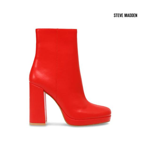 Steve Madden Women's Red Main+  Synthetic  Ankle Boots |Steve Madden in Lebanon