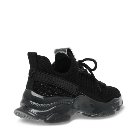 Steve Madden Women's Jet Black Maxilla-R Sneakers |Steve Madden In Lebanon