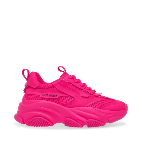 Steve Madden Women's Fuchsia Synthetic Possession Sneakers |Steve Madden In Lebanon