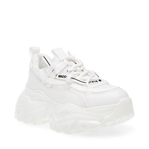 Steve Madden Women's White Recoupe Sneakers | Steve Madden In Lebanon