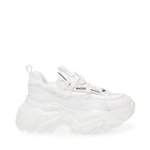 Steve Madden Women's White Recoupe Sneakers | Steve Madden In Lebanon