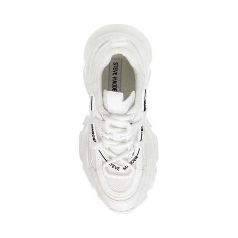Steve Madden Women's White Recoupe Sneakers | Steve Madden In Lebanon