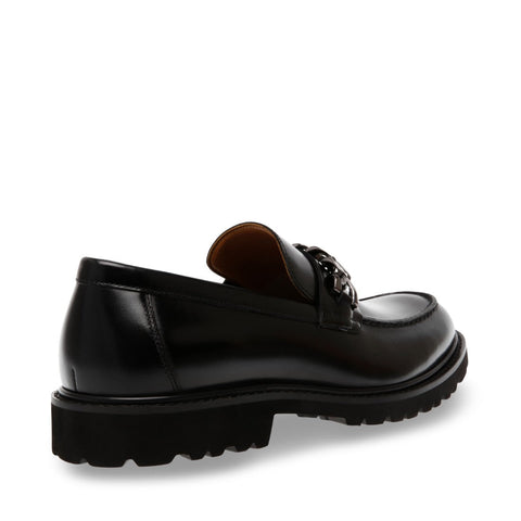 Steve Madden Men's Black Leather Kallix Slip On Casual Shoes | Steve Madden In Lebanon