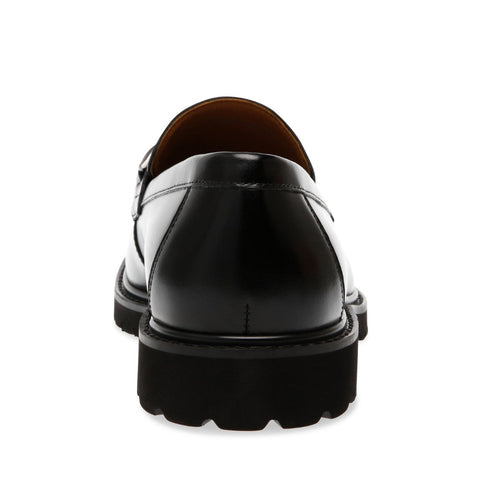 Steve Madden Men's Black Leather Kallix Slip On Casual Shoes | Steve Madden In Lebanon